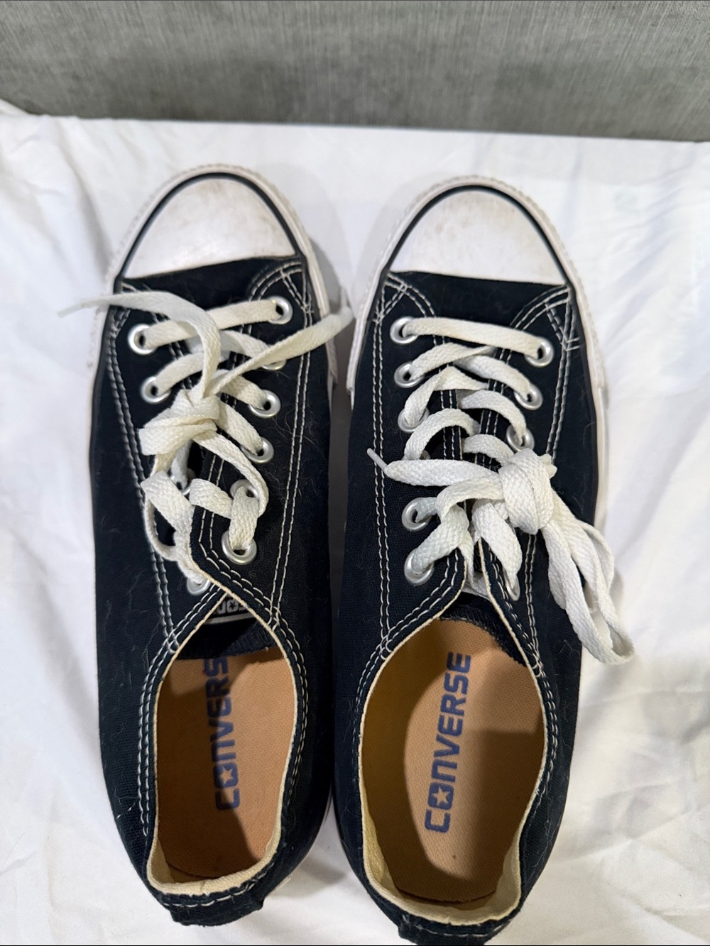 Converse Black & White Low Top Sneakers